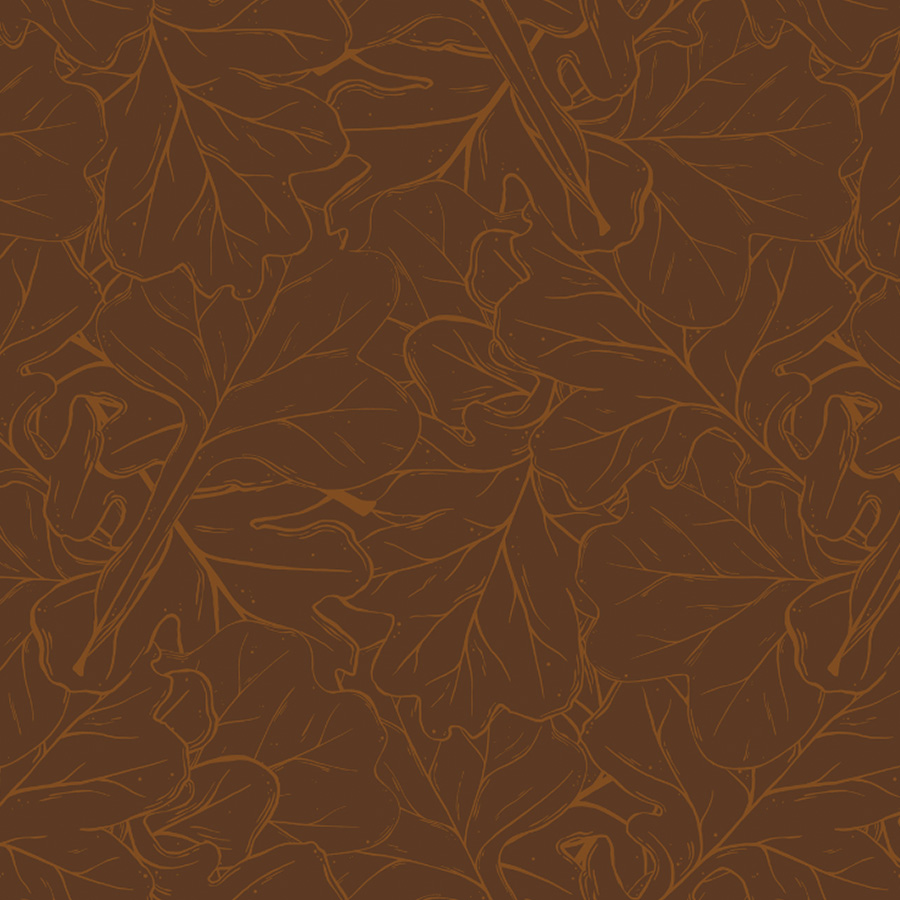 illustration of tiny peache buds leaves overlapped all over print, outlined, watermark, clean and light print in soft amber colour. mockup of living room wallpaper custom personalized print. Pattern design full mistica by karen mattiazzo graphic and pattern surface designer