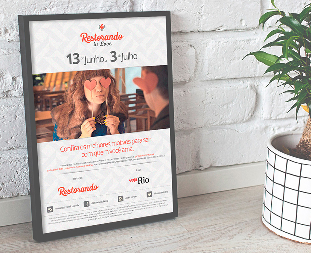 Expert Graphic Design for restaurant promotions and seasonal campaigns. From Valentine's Day printed assets to full visual branding