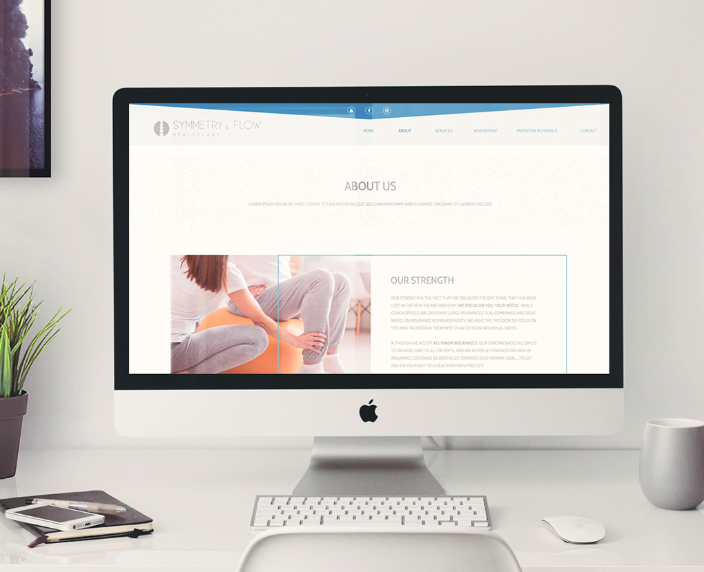 Premium UI/UX & Website Design for healthcare clinics. Specializing in digital identity for chiropractic, acupuncture, and sports rehab